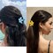 10Pcs Small Flower and Matte Colorful Hair Clips for Girls - 1.7' Mini Hair Claws, Kidcore Cute Hair Accessories (5 Colors)